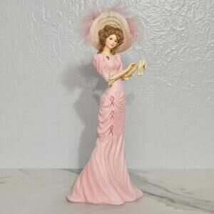 2/$50 Thomas Kinkade Pink with Hope Figurine 0223B 2007 Inspirations of Hope